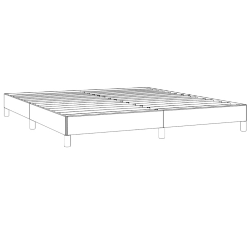 vidaXL California King Bed Frame, Fabric Upholstered Platform Bed Frame, Light Gray, No Mattress