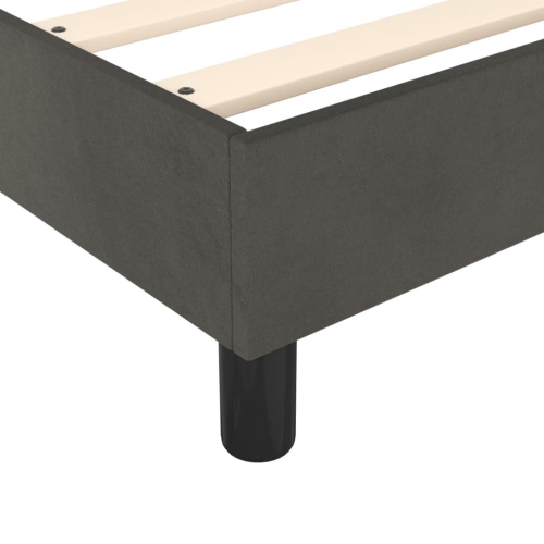 vidaXL Box Spring Bed Frame Dark Grey California King Velvet