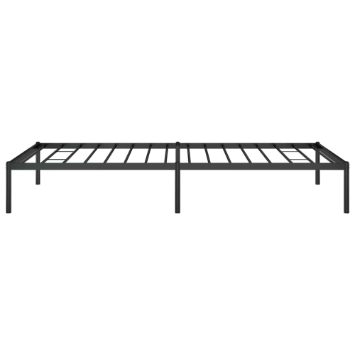 vidaXL Black Metal Twin XL Bed Frame, Heavy-Duty, Under-Bed Storage, No Mattress