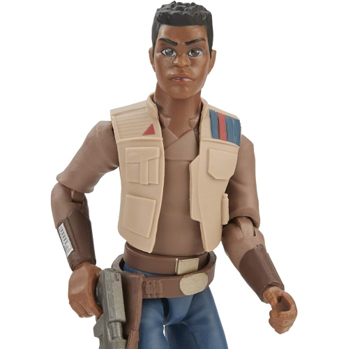 Star Wars Galaxy of Adventures Star Wars: The Rise of Skywalker Finn 5-Inch-Scale Action Figure Toy with Fun Blaster Action Movement