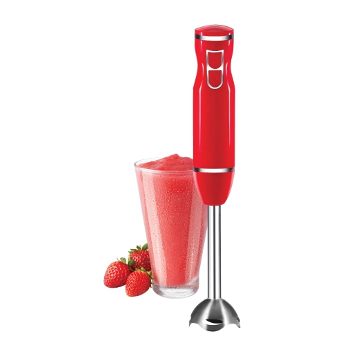 JS Gourmet - 2 Speed Hand Blender, Stainless Steel Blade, 300 Watts, Red