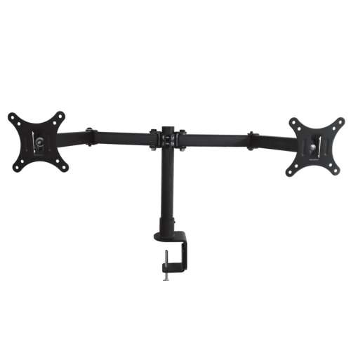 IMGadgets Dual Monitor Desk Mount | Fits 2 LCD LED Screens 13” to 32” inches, 5 °up and down tilt | Dual Monitor Stand with 360°degree swivel | Dual