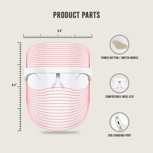 byTheia LED Light Therapy Beauty Mask, 7 colours
