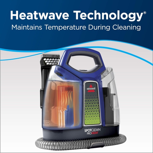 Bissell - Nettoyant portatif pour tapis - SpotClean ProHeat - pour tapis et tissus - Tough Stain et accessoire 3-en-1 pour les escaliers et -