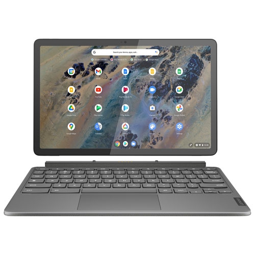 Remis à neuf - tablette IdeaPad Duet 3 Go 128&nbsp;Go se Chrome de Lenovo avec Snapdragon 7c 8-CProcessor - Gris tempête