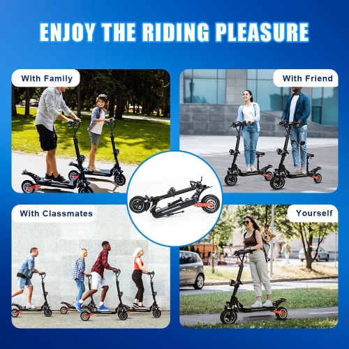 ZARDTON Electric Scooter,Foldable Electric Scooter for Adults with 1200W Motor,Turn Signals,32KM Range,Upto 45/50Km/h Speed,Commuting Escooter for