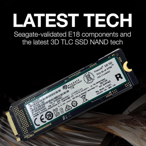 Refurbished - Seagate FireCuda 530 1TB Internal Solid State Drive PS5, ZP1000GM30023, Certified Refurbished