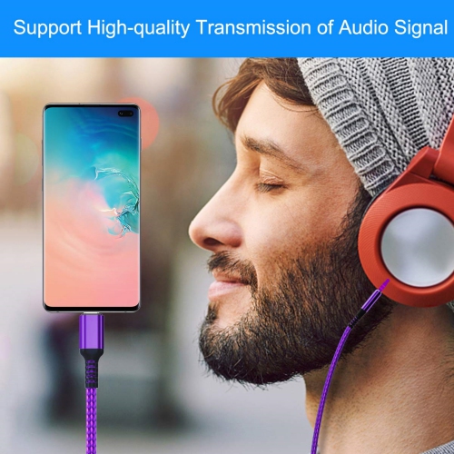 NIERBO USB C Aux Cable 4FT, Type C 3.5mm Jack Adapter, Audio Cord for Car Stereo, Headphone, iPhone 15, Samsung Galaxy S23 S22 S21 Ultra Plus Note