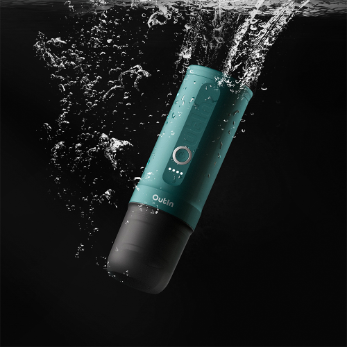 Outin Nano Portable Electric Espresso Machine, 3 Mins Fast Self-Heating, Mini Small, Christmas Gift, Coffee Maker, NS Capsule & Ground Coffee for