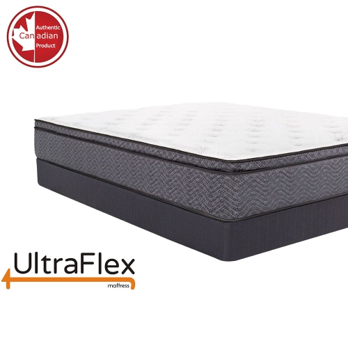 UltraFlex REVIVE- Hybrid 12” Breathable Pillowtop, Spinal Support HDcoils, Luxury Comfort Hypoallergic Foam Encasement, Pressure Relieving Coils