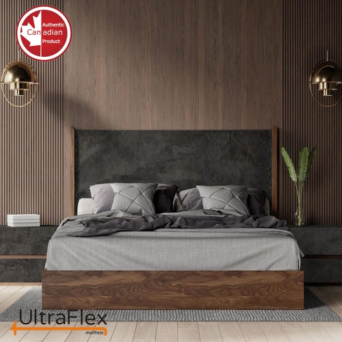 Ultraflex PRESTIGE - ressorts haute résistance hybrides orthopédiques, mousse atténuant la pression, soutien posture, mousse haute densité avec