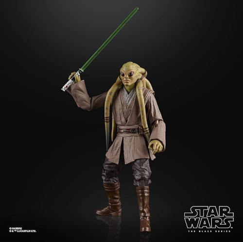 Star Wars The Black Series Kit Fisto Toy 6-inch Scale Star Wars: The Clone Wars Collectible Action Figure, Toys for Kids Ages 4 and Up