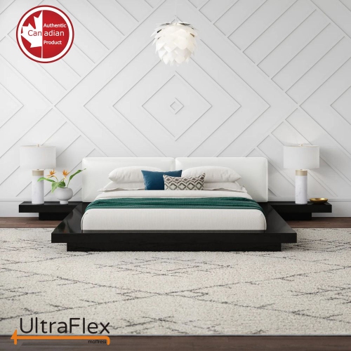 UltraFlex DELIGHT- Orthopedic Support, High-Density Pressure Relief Foam, Multiple Posture Support, Motion Transfer Pockets,- With Waterproof Mattres