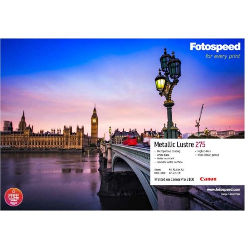 Fotospeed Metallic Lustre 275gsm A4