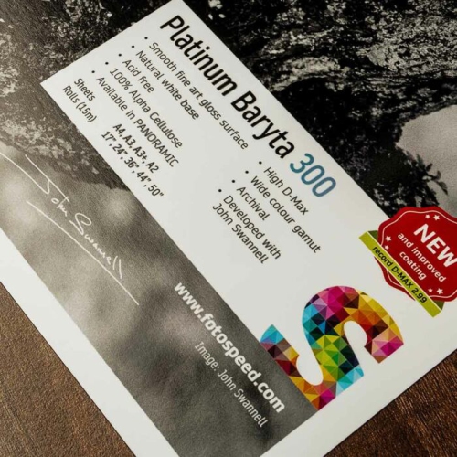 Fotospeed Fine Art Gloss Test Pack A4