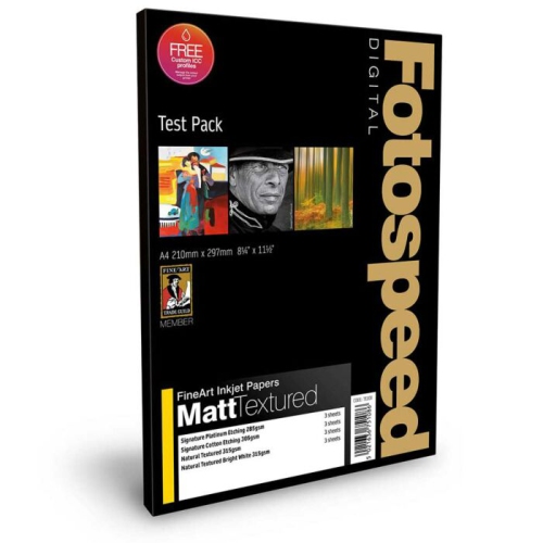 Fotospeed Fine Art Matt Textured A4 Test Pack