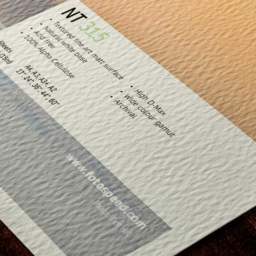 Fotospeed Fine Art Matt Textured A4 Test Pack