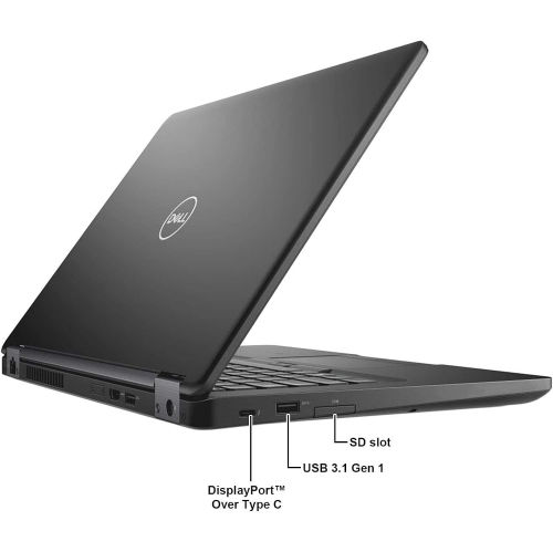 Dell Latitude 5490 14" FHD Laptop - Intel Core i7-8650U - 16GB DDR4 - 512GB SSD - Windows 11 Pro - Grey/Black by DELL - Refurbished condition - Image 3