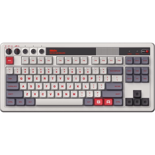 8Bitdo Retro Mechanical Keyboard, Bluetooth/2.4G/USB-C - N Edition by 8BITDO - Open Box condition - Image 3
