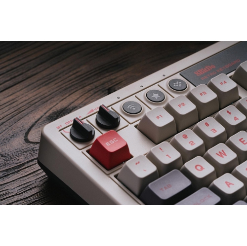 8Bitdo Retro Mechanical Keyboard, Bluetooth/2.4G/USB-C - N Edition by 8BITDO - Open Box condition - Image 4