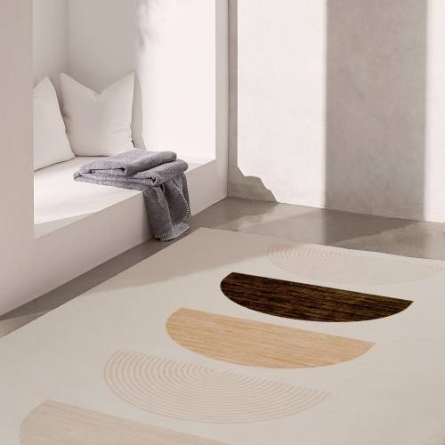 Tapis de jeu souple d'intérieur Boho Rug Branch, enfants, beige crème