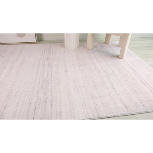 Rug Branch Modern Abstract Plain Beige Purple Indoor Soft Area Rug