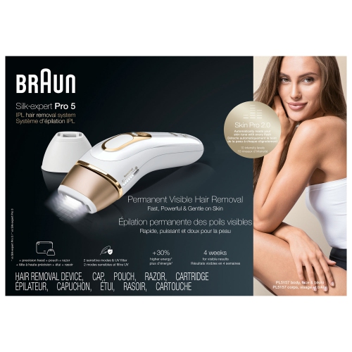 Braun Silk Expert Pro 5 Dry IPL Hair Removal System