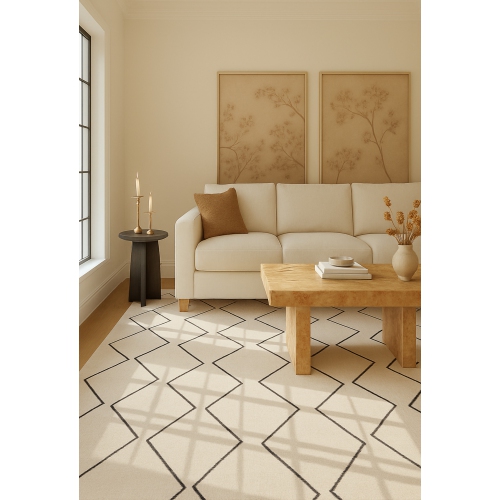 Rug Branch Modern Boho Hand-Tufted Indoor Area Rug
