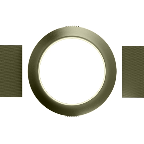 Ensemble avec bague et ceinture de Woojer, vert sauge