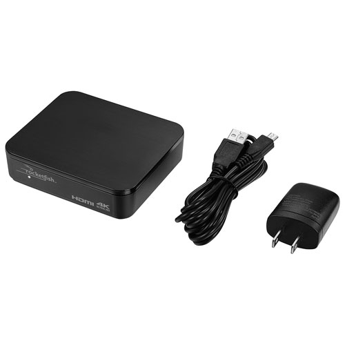 Refurbished Rocketfish 2-Output HDMI Splitter with 4K and HDR Pass-Through (PN:RF-G1603-C)