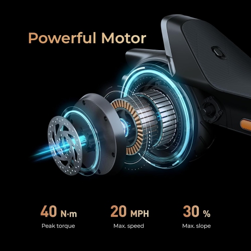 Yadea ElitePrime X1 Electric Kick Scooter, Power by 1500W Motor, with 10-inch Tires, Triple Brakes & Suspension