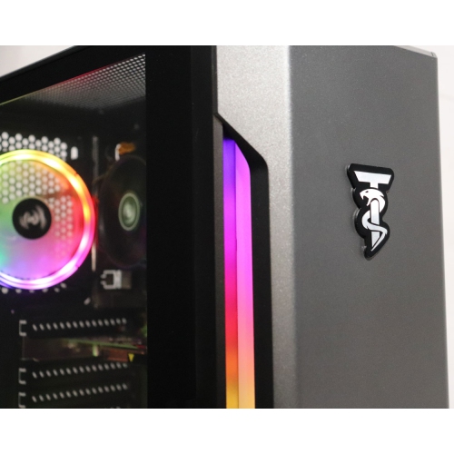 ViprTech Plus Gaming PC Desktop Computer - Intel Core i7 (8-Core), NVIDIA GTX 650, 8GB RAM, 500GB HDD, WiFi, RGB Lighting, 1 Year Warranty, Black