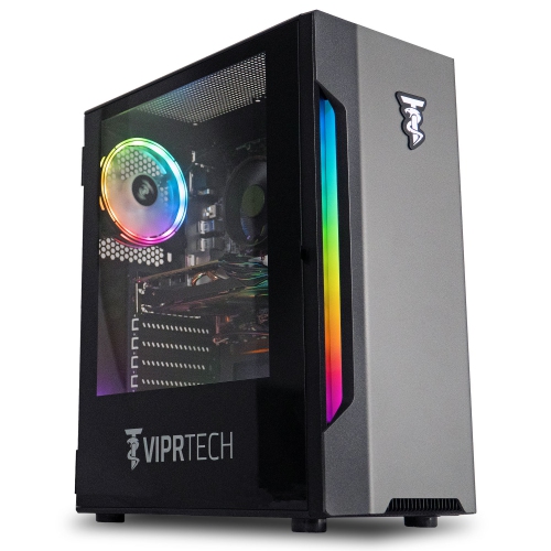 ViprTech Rebel Gaming PC Desktop Computer - AMD Ryzen 5 (12-LCore 3 ...