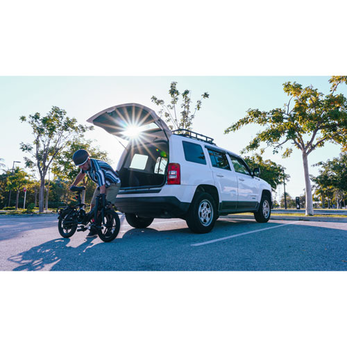 Blutron EB350F 350W Foldable Compact Electric Bike - Black - Exclusive Retail Partner