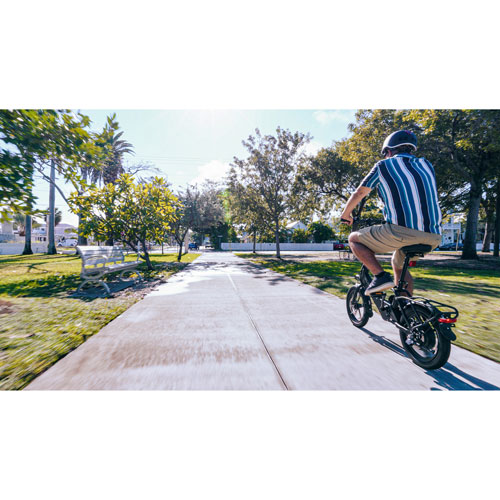 Blutron EB350F 350W Foldable Compact Electric Bike - Black - Exclusive Retail Partner