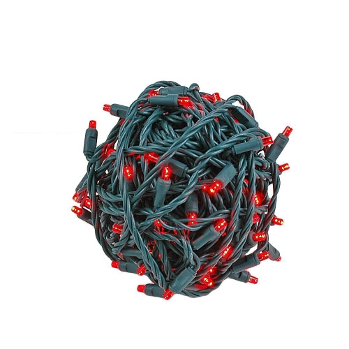 NOVELTY LIGHTS LLC  Novelty Lights 34Ft 100 Led Coaxial Christmas Mini Lights On Wire, 4" Spacing, Commercial Grade Indoor/outdoor Holiday Light