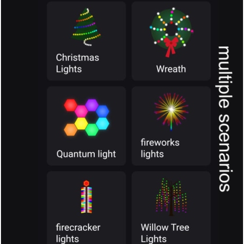 Guirlande lumineuse DEL; commande 3-en-1 Bluetooth/télécommande/bouton; 33 pi/10 m de long; millions de couleurs, excellent pour la décoration