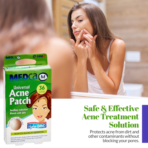 Acne Care Pimple Patch Absorbing Cover - Hydrocolloid Bandages Two Universal Sizes, Acne Spot Treatment for Face & Skin Spot Patch That Conceals