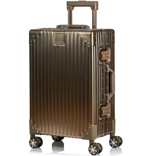 CHAMPS Elite Collection Aluminum Carry-on Luggage Case