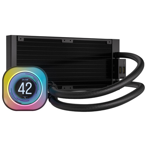Corsair iCUE H100i LCD XT 360mm Liquid CPU Cooling System