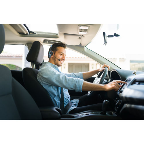 Casque d'écoute mono sans fil Bluetooth B250-XTS de BlueParrott avec microphone à suppression du bruit à 91 %