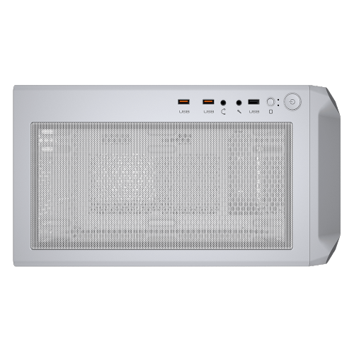 Cougar ARCHON 2 Mesh RGB Mid Tower ATX Computer Case, Tempered Glass Side Panel, Front Mesh, 3x 120mm ARGB Fans Pre-Installed, White