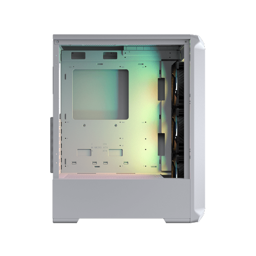 Cougar ARCHON 2 Mesh RGB Mid Tower ATX Computer Case, Tempered Glass Side Panel, Front Mesh, 3x 120mm ARGB Fans Pre-Installed, White