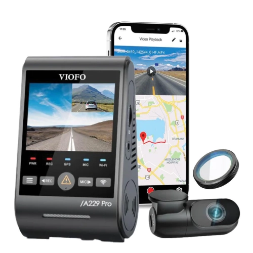 VIOFO A229 Pro 4K UHD 2-Channel Dash Cam