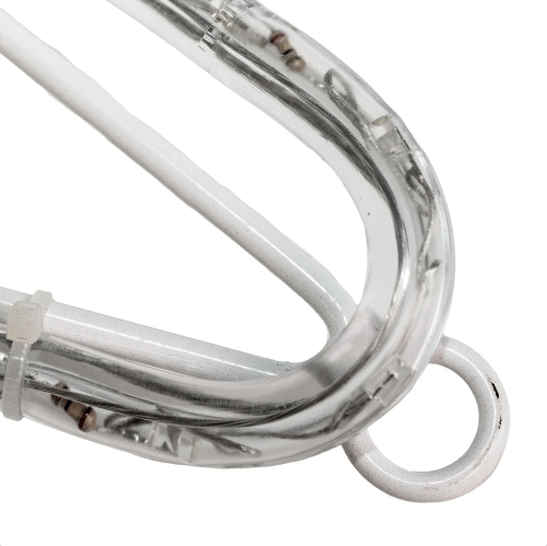 Novelty Lights Christmas Snowflake LED Rope Light Sculpture, Pure White