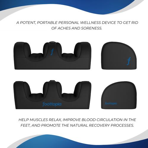 REATHLETE FOOTTOPIA Foot Massager Machine with Heat | Foot and Calf Massager | Ultimate Feet Massager for Pain Relief and Circulation Boost | Deep