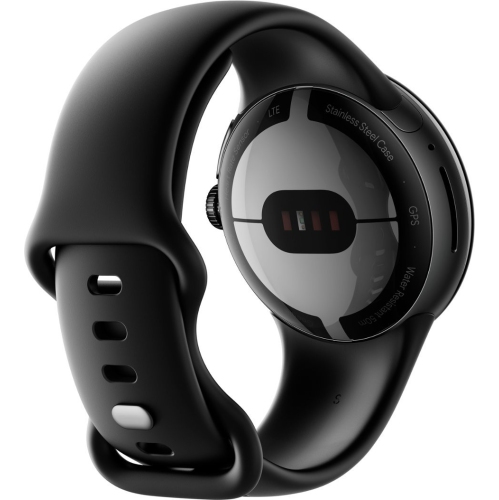 Open Box - Google Pixel Watch Matte Black Stainless Steel Case 41mm Active Band In Obsidian