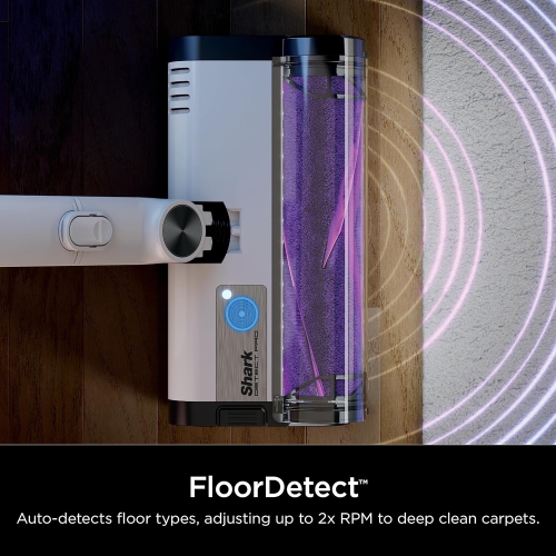 Shark – système de détection sans fil Pro 1,3 L à vidage automatique avec filtre HEPA, jusqu’à 40 minutes de fonctionnement, suceur plat de 8