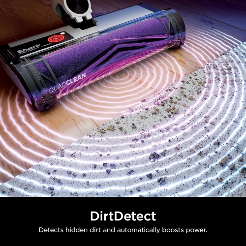 Shark – système de détection sans fil Pro 1,3 L à vidage automatique avec filtre HEPA, jusqu’à 40 minutes de fonctionnement, suceur plat de 8