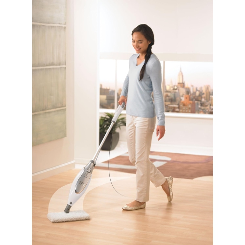 Shark S3601C Pro Steam Pocket Mop, White/Grey